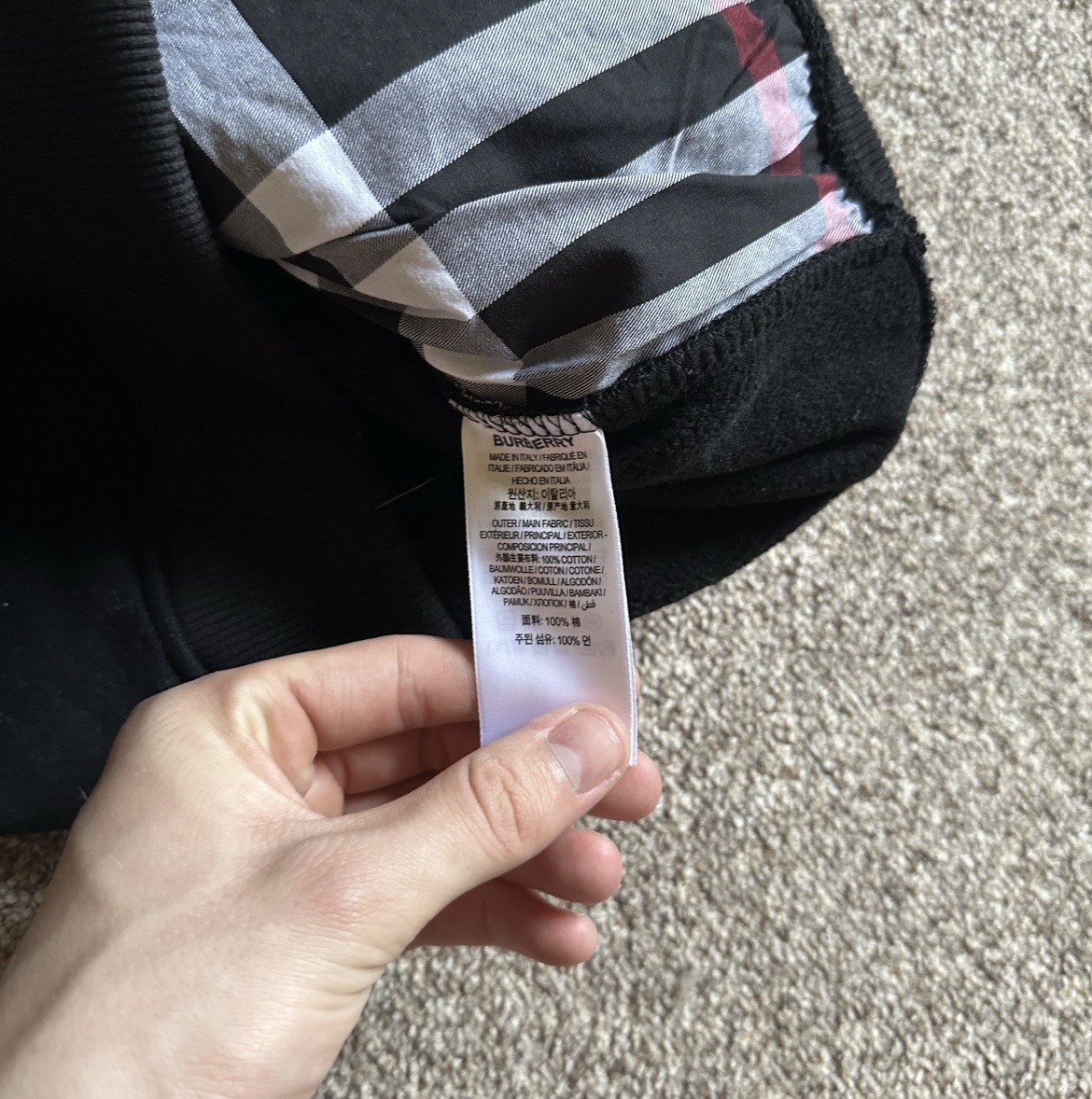 Фото 4: zip hoodie Burberry